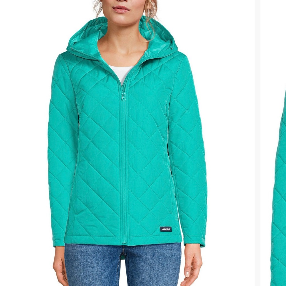 Women's Lands End feather free jacket New with Tags